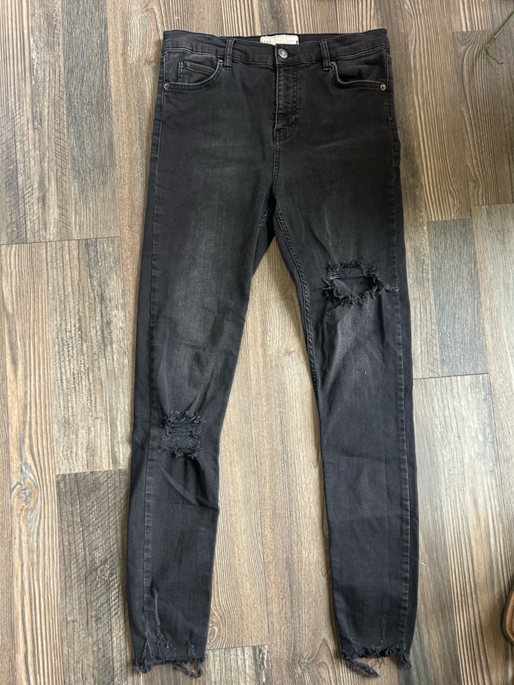 Free People Black Denim Jeans W30L